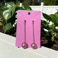 Drop Pearl Earrings