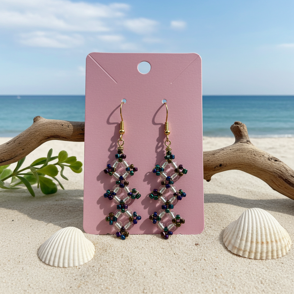 Tangle Beaded Earrings