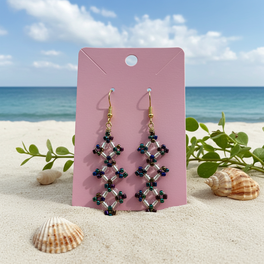 Tangle Beaded Earrings
