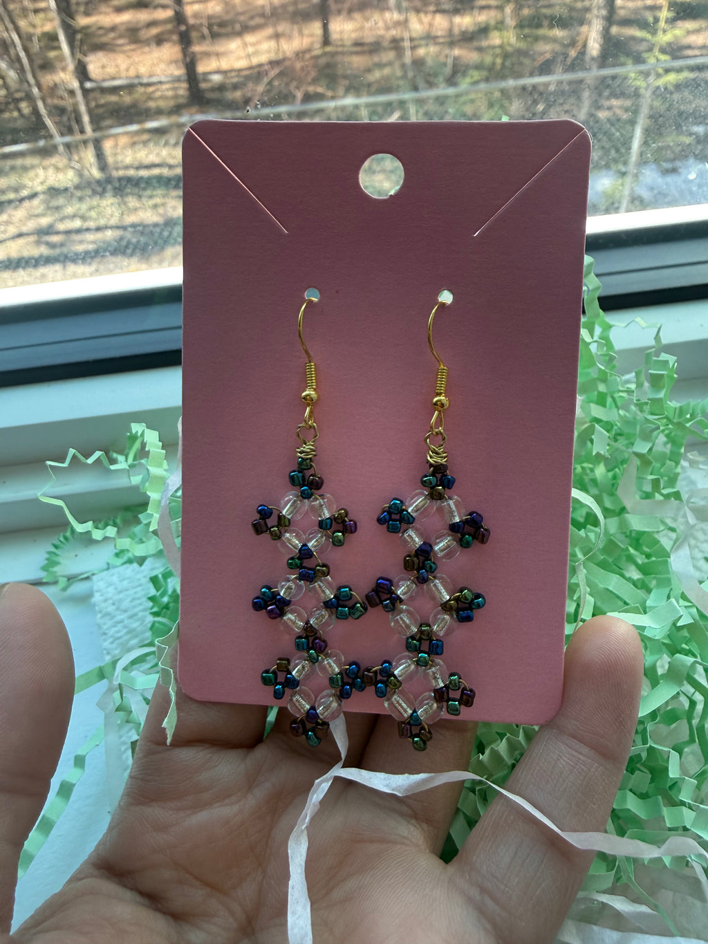 Tangle Beaded Earrings