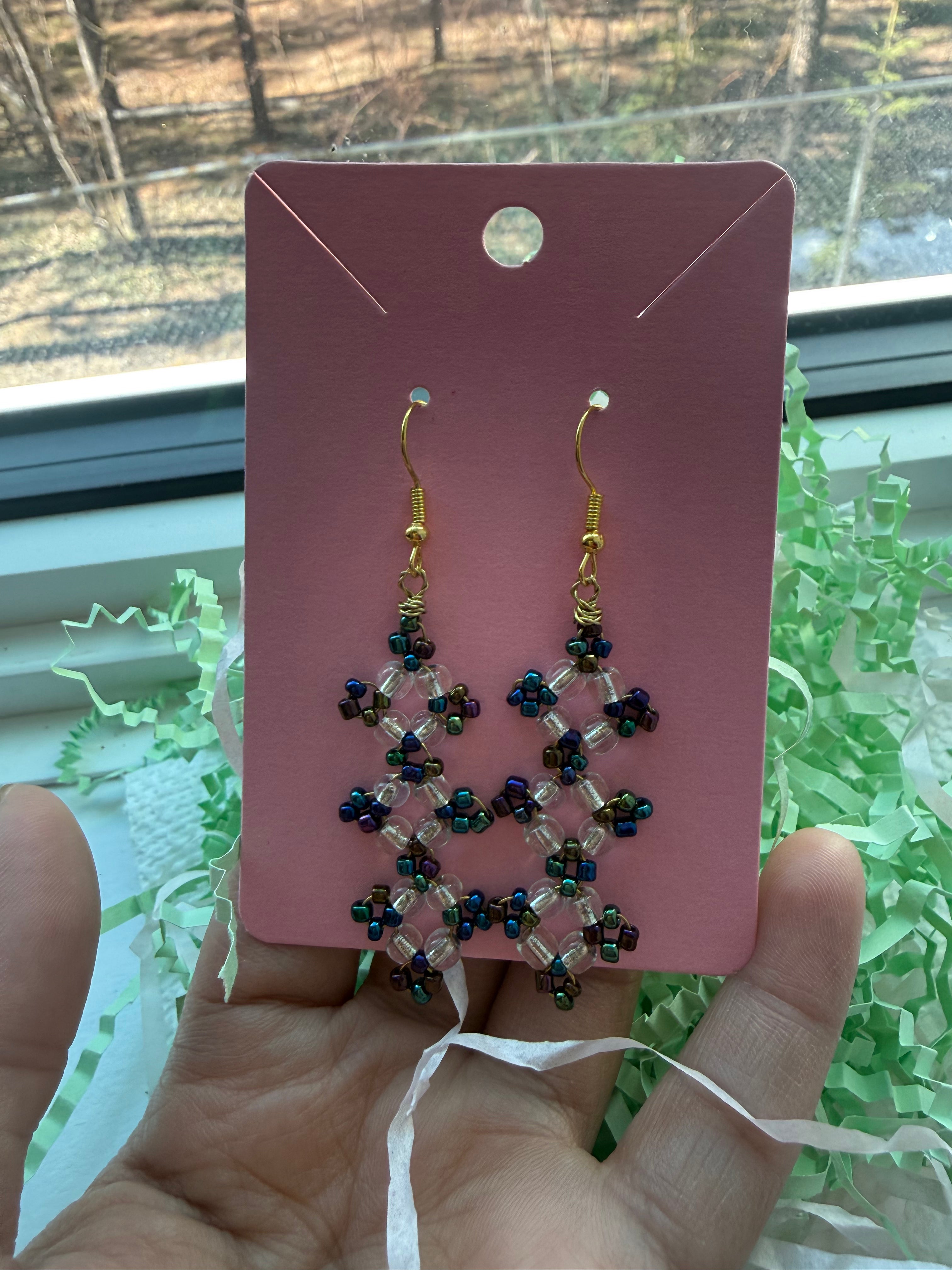 Tangle Beaded Earrings