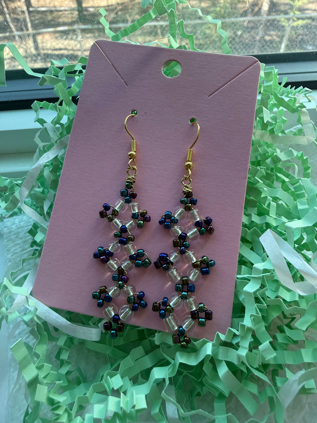 Tangle Beaded Earrings