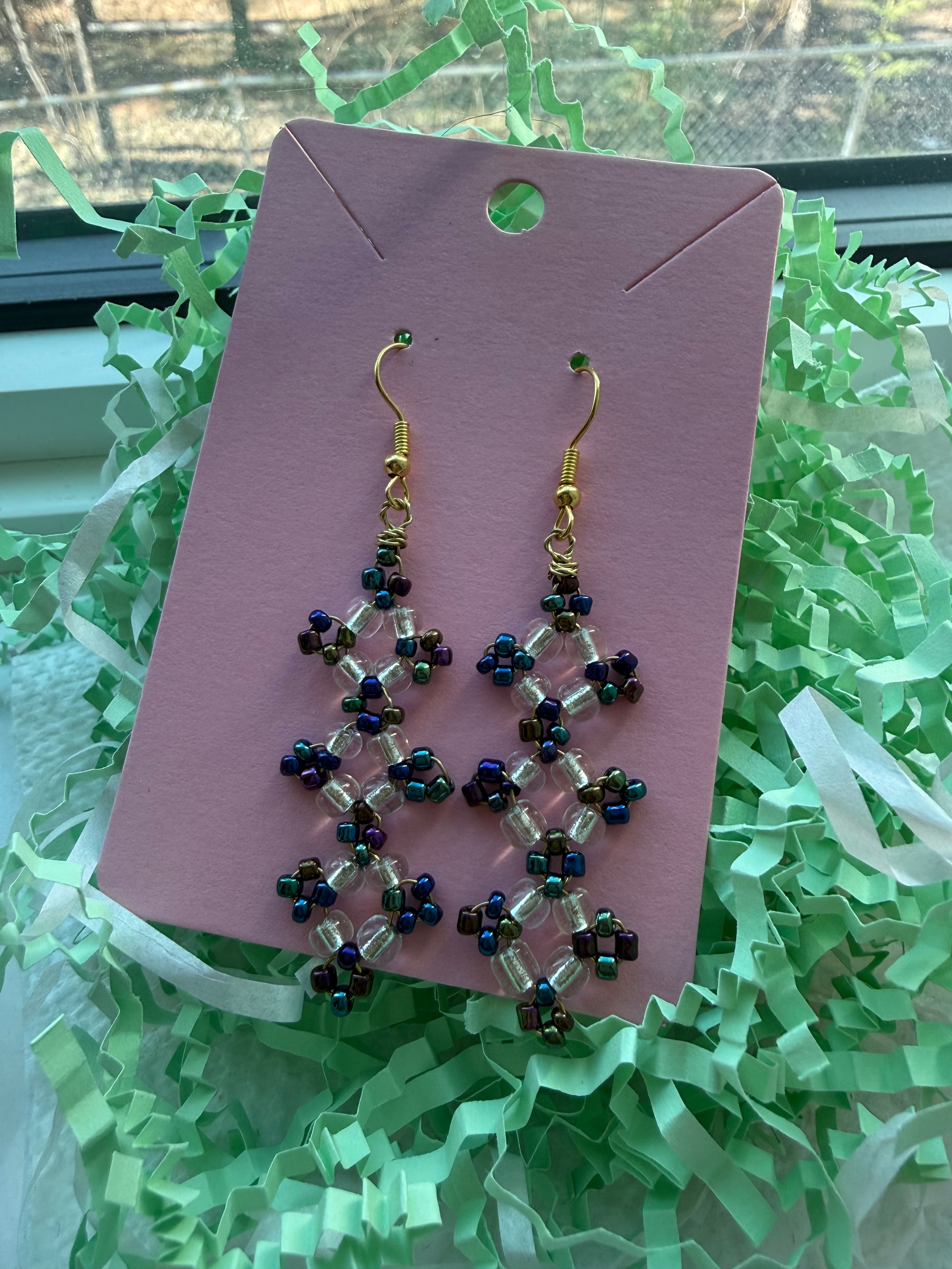 Tangle Beaded Earrings