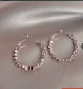 Patchwork Crush Silver Earring Post Elegant