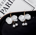 White Petal Pearl Tassel
