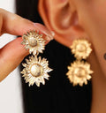 Sun Flower Shape Pendant B