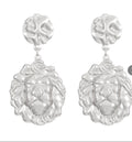 Lion Head Earrings C