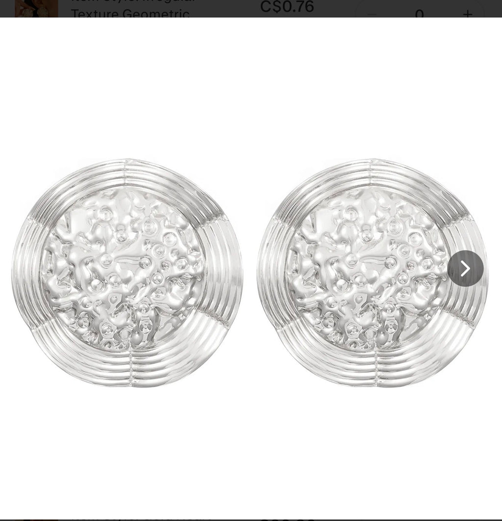 Hammered Spiral Geometric C