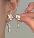 Flower Tassel Full Rhinestone C