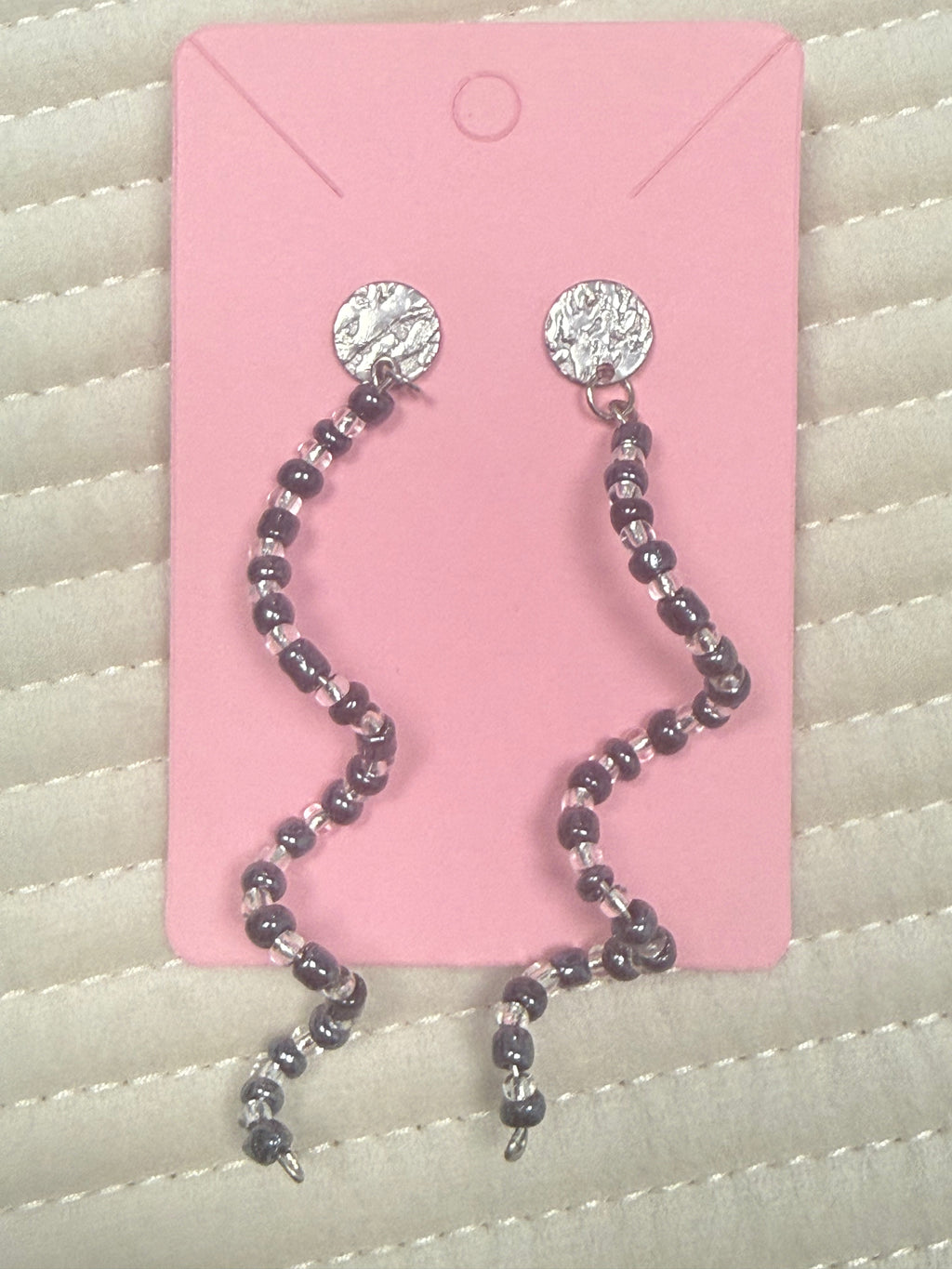 Long Beaded Earrings