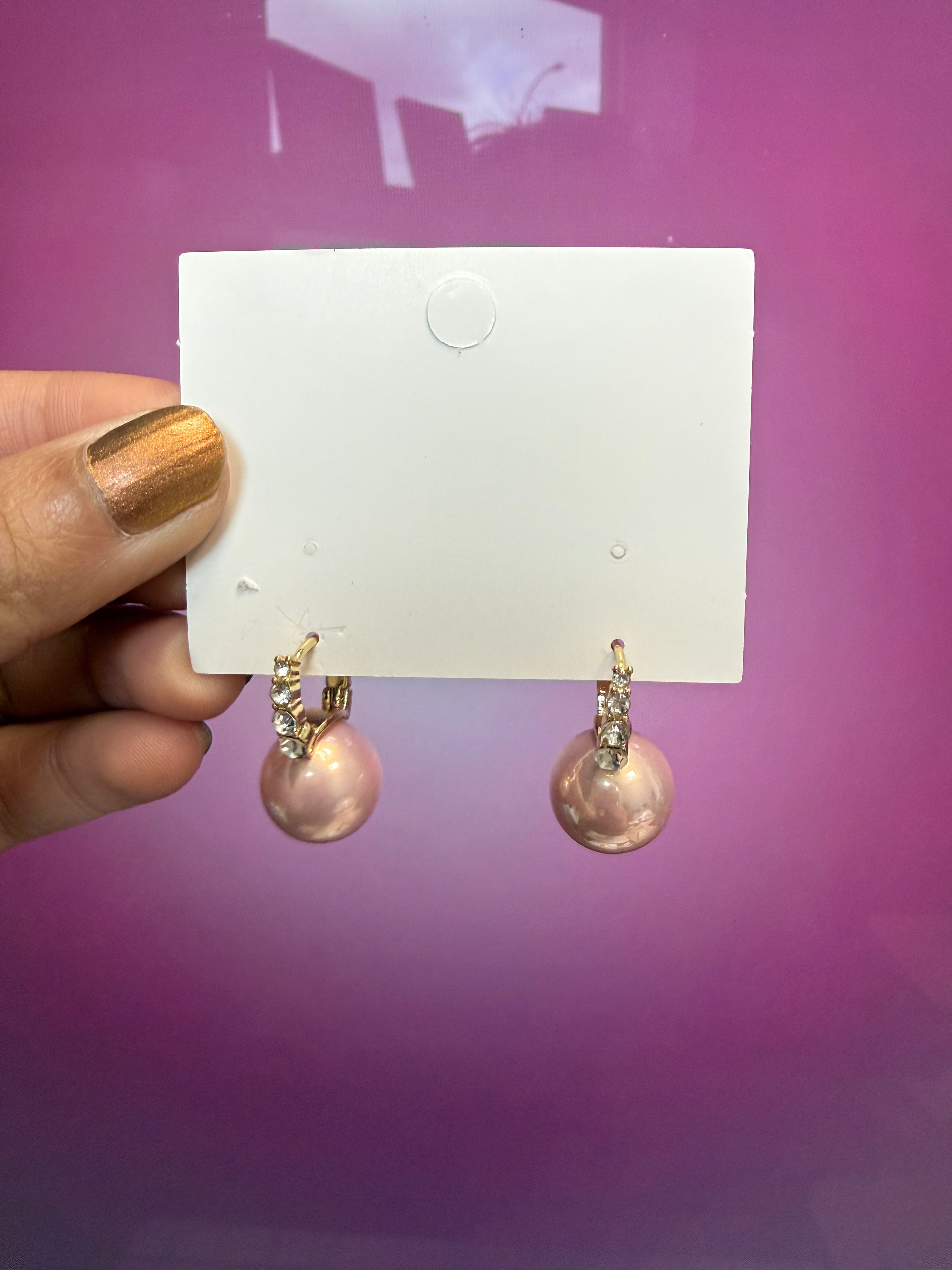 Retro Pearl Studs