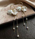 Pearlescent Petal Tassel Pear Drop