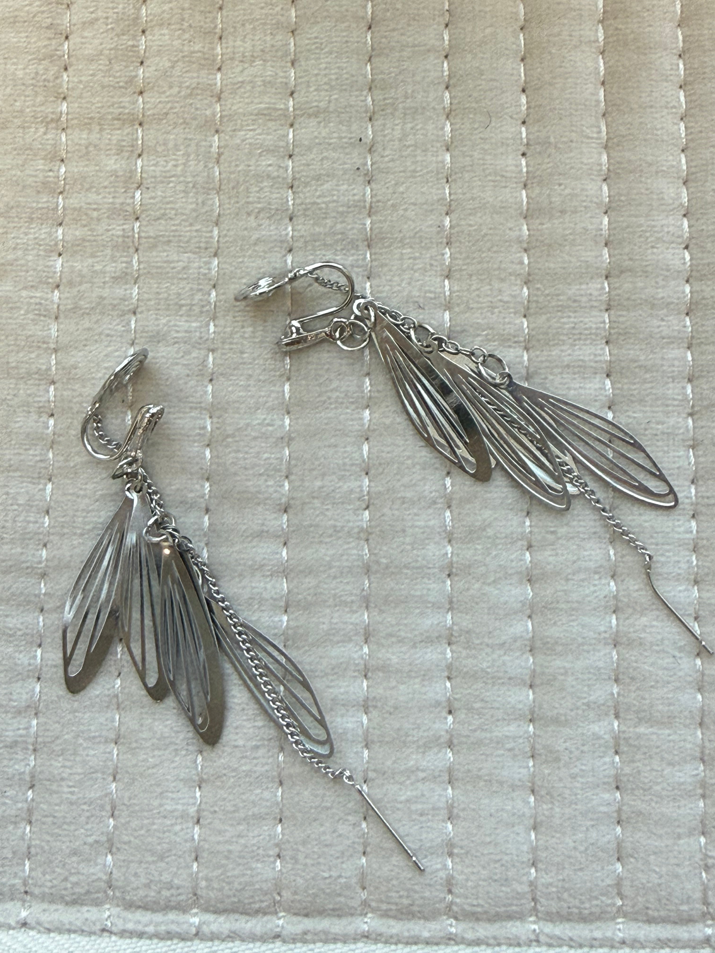 Multi Layer Metal Tassel Ear Clip