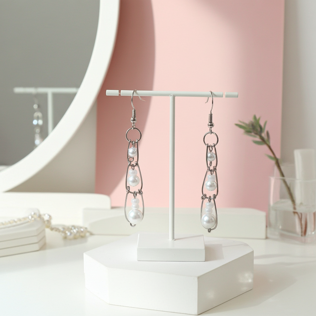 Pearl Chandelier Earrings