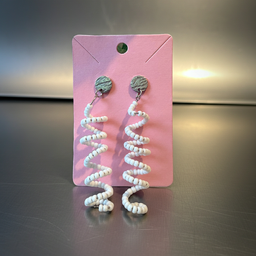 Long Beaded Earrings