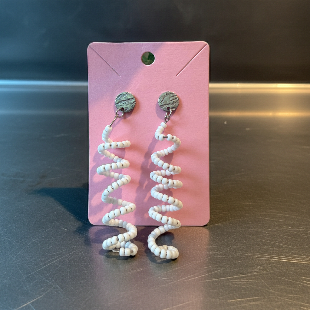 Long Beaded Earrings