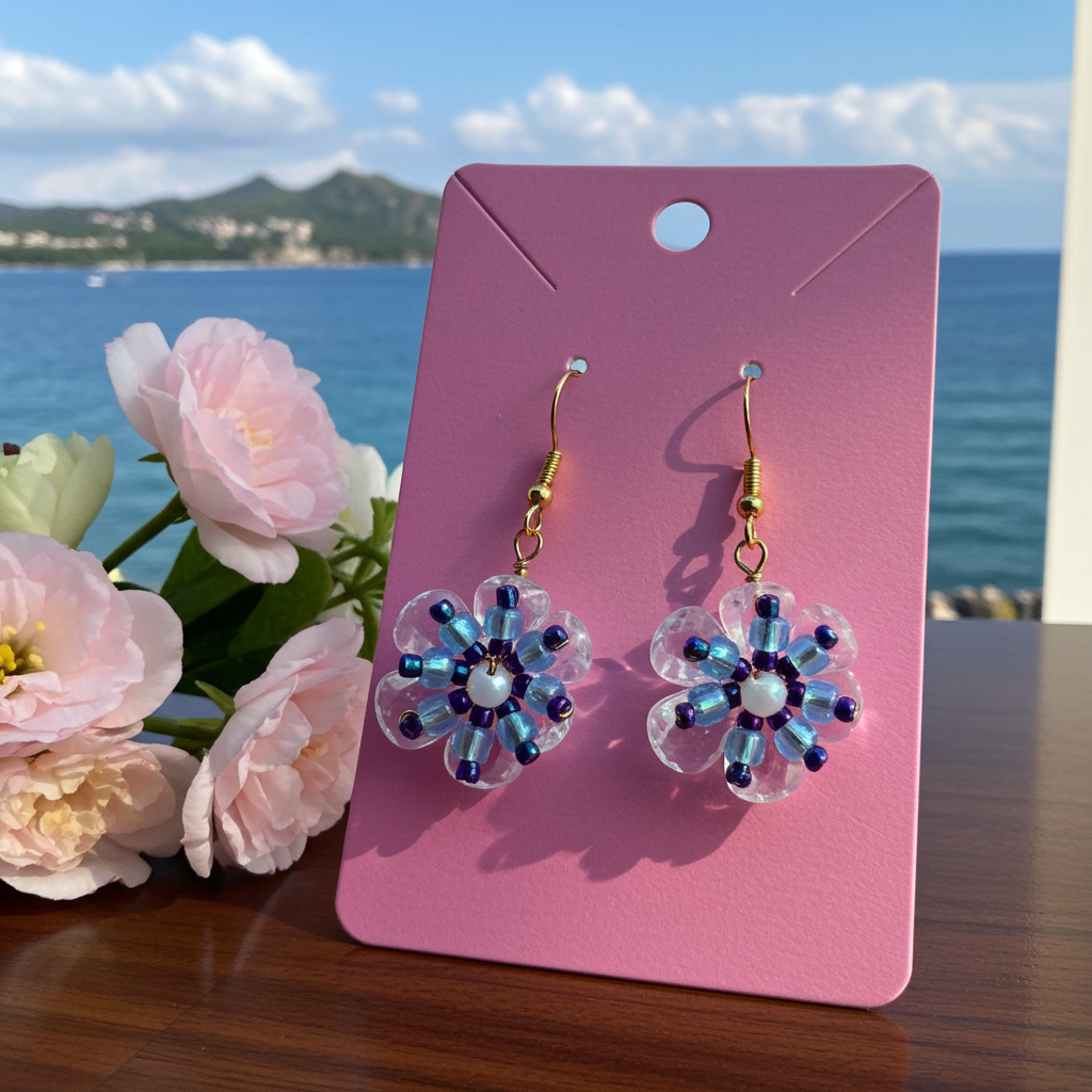 Flower Bead Earrings