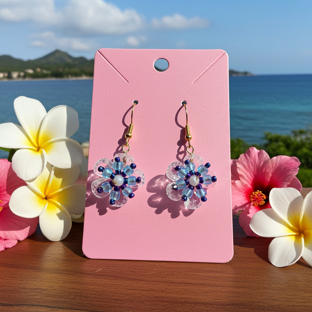 Flower Bead Earrings