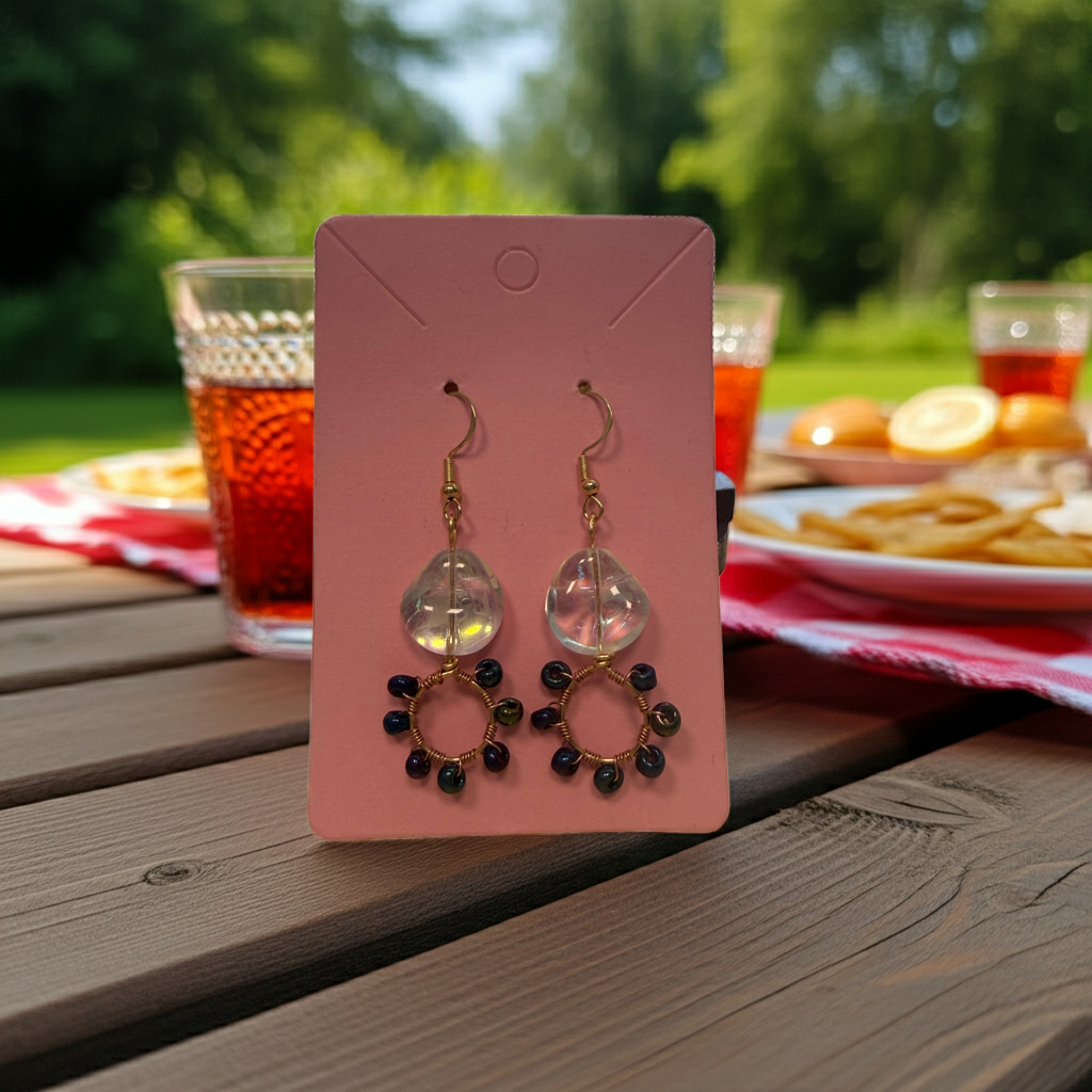 Circle Crystal Elegant Earrings