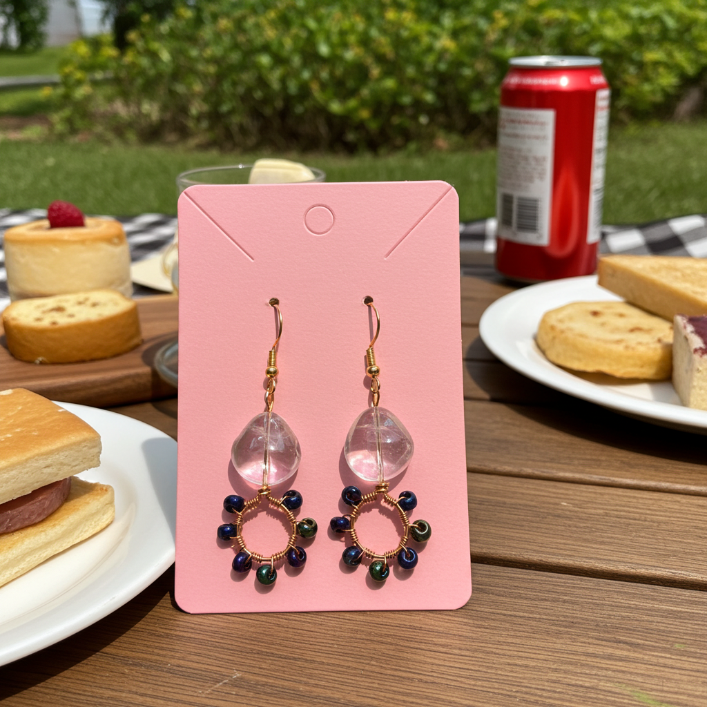 Circle Crystal Elegant Earrings