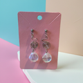 Elegant Silver Twirl Earrings