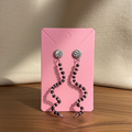 Long Beaded Earrings